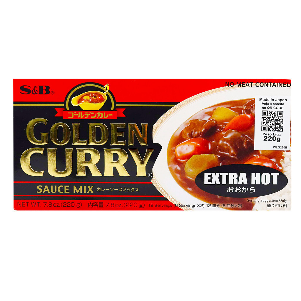 Golden Curry Ookara Extra Hot S B G Shopee Brasil