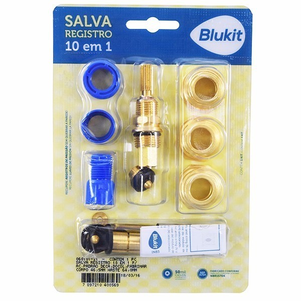 Kit Salva Registro F Cil Em Blukit Shopee Brasil