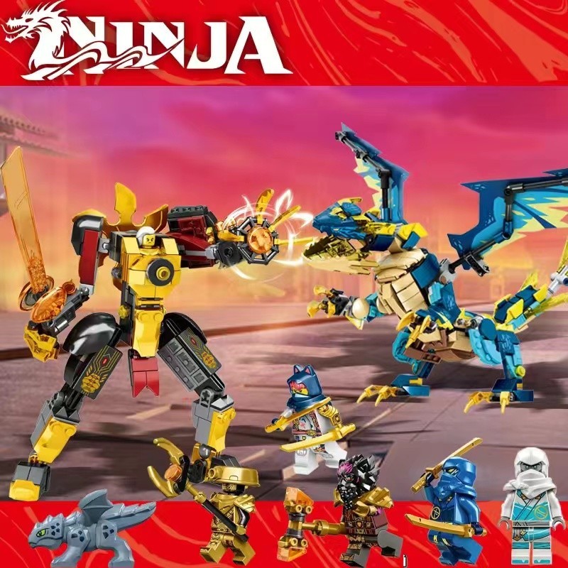 Novo Modelo Ninja Elemental Dragon Vs The Empress Mech