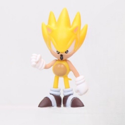 Boneco Super Sonic Action Figure Filme The Hedgehog Knuckles Amy Rose