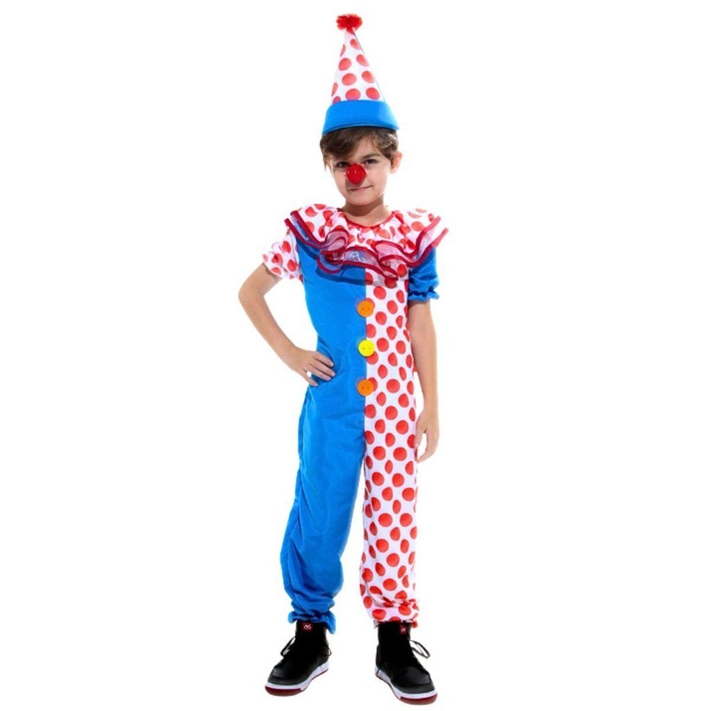 Fantasia Infantil Palha O Alegria Roupa De Circo Chap U E Nariz