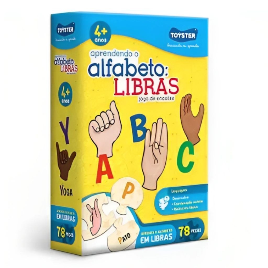 Jogo Educativo Aprendendo O Alfabeto Em Libras Toyster Shopee