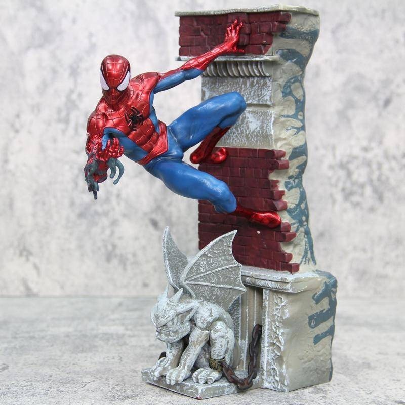 28cm Marvel DXG Homem Aranha Veneno Modelo Vingadores Artesanais