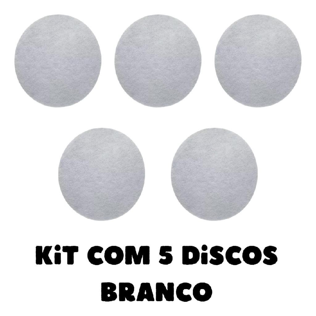 5 Disco Lustrador Branco Enceradeira 510 Mm British Original Shopee