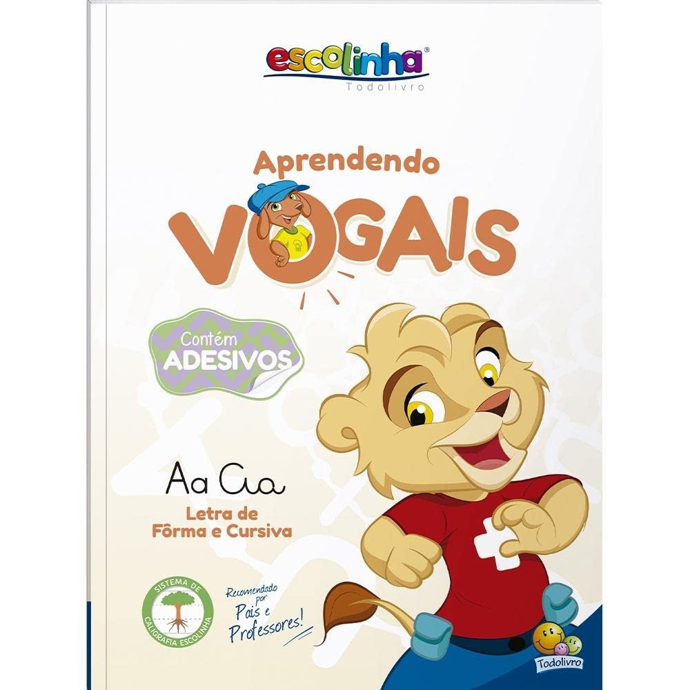 Atividades De Apoio Escolar Vogais Escolinha Todolivro Shopee Brasil