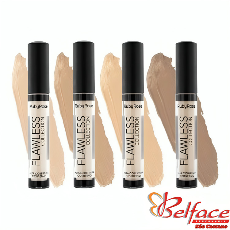 Ruby Rose Corretivo L Quido Naked Flawless Nude Hb Shopee Brasil