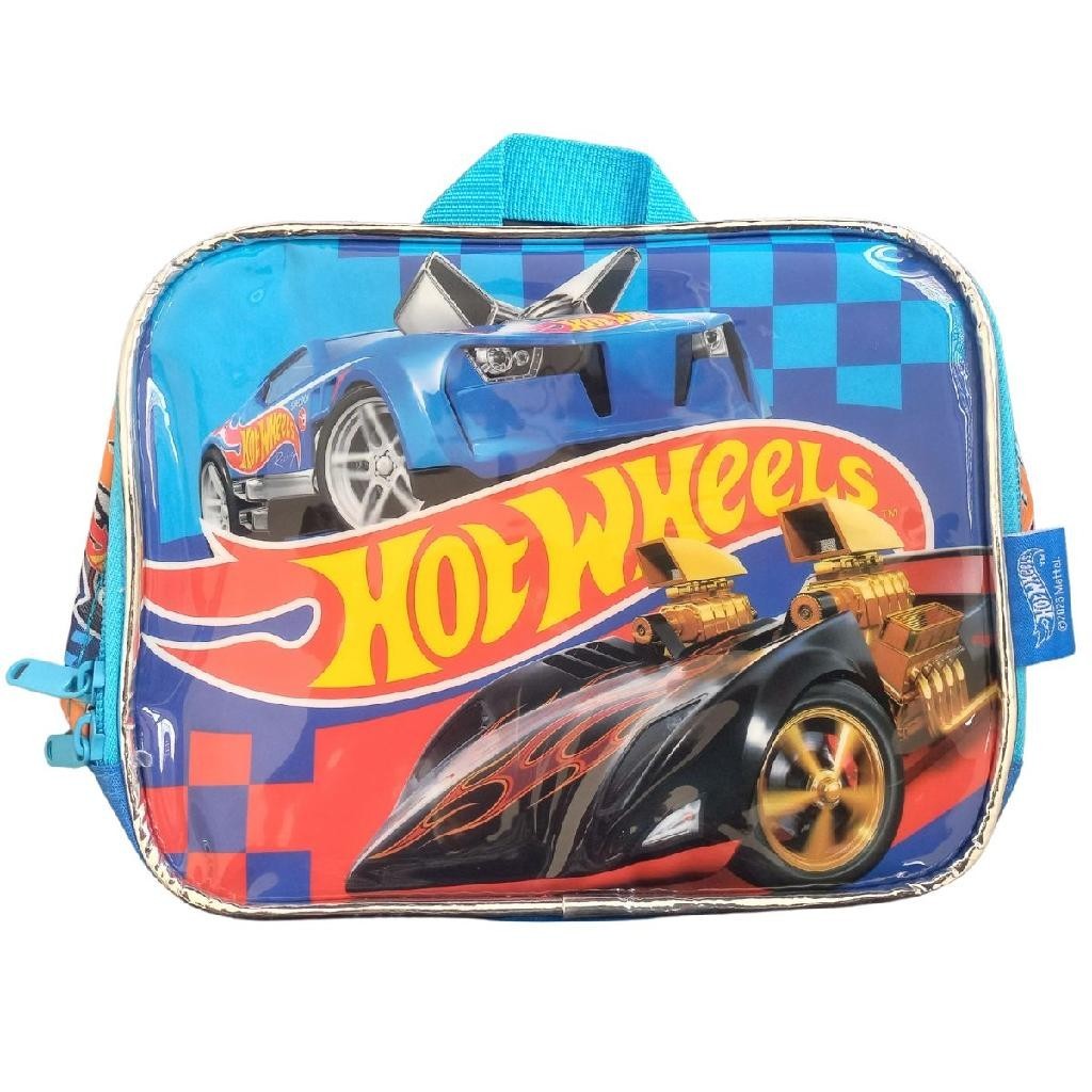 Lancheira Escolar T Rmica Hot Wheels Luxcel Masculina Shopee Brasil