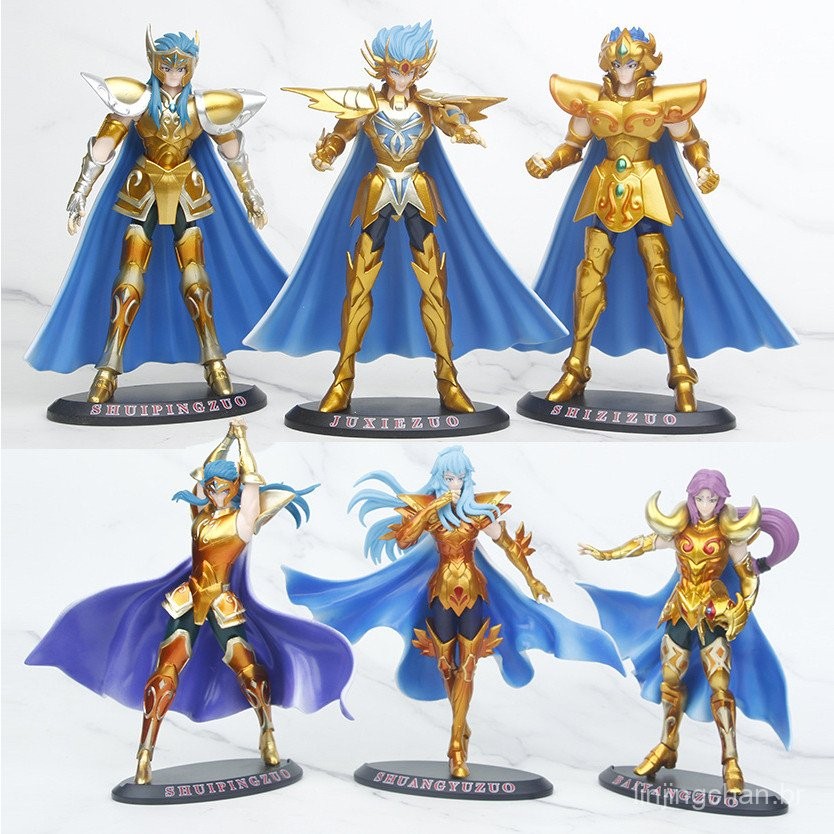 20cm Cavaleiros do Zodíaco Saint Seiya Bonecos Petit Chara Saga