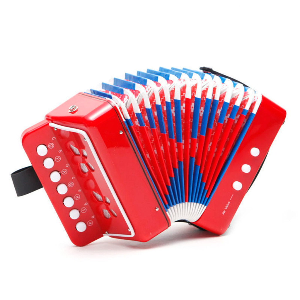 Mini Acordeon Sanfona Gaita Infantil Instrumento Musical Teclas