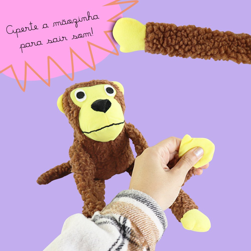 Macaco Mordedor De Brinquedo Para Pet Grande Shopee Brasil