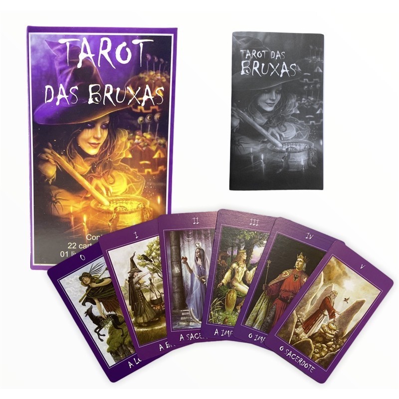 Tarot Baralho Tar Das Bruxas Cartas E Manual Shopee Brasil