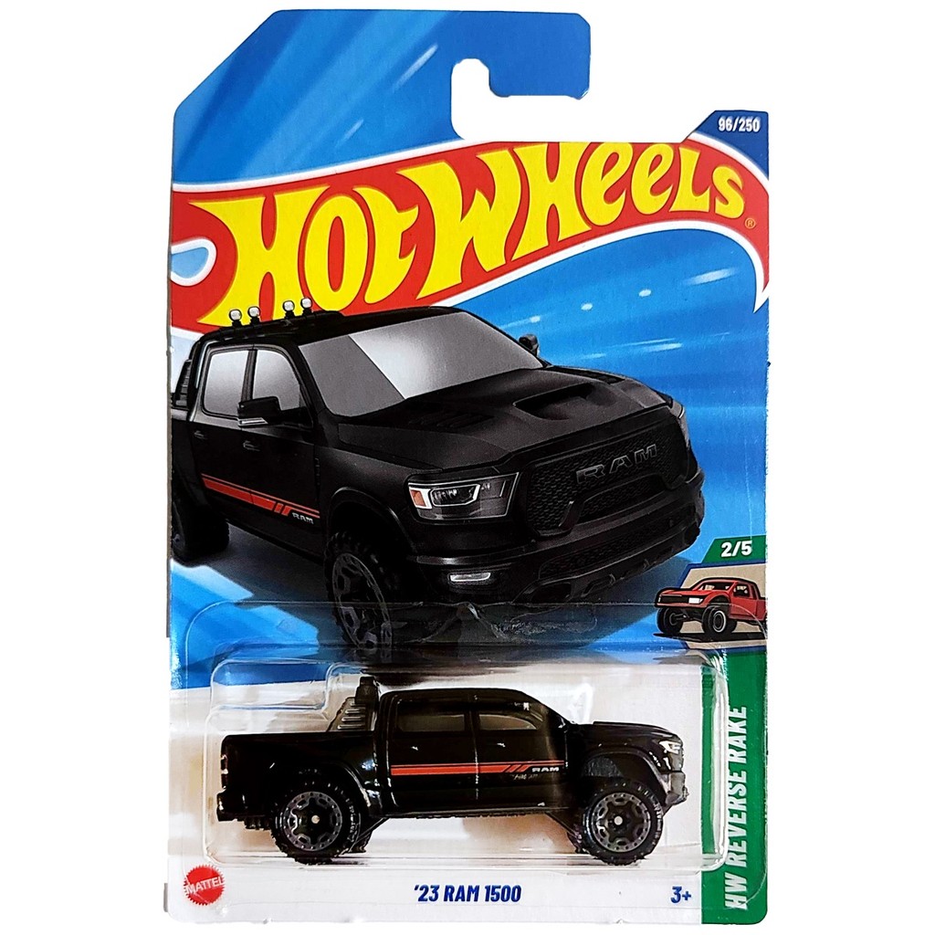 Hot Wheels Básico Mattel HW Reverse Rake RAM Lote D Shopee Brasil