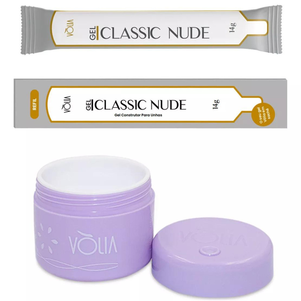 Sach Gel Refil Classic Nude G Pote Eco Reutiliz Vel G Volia