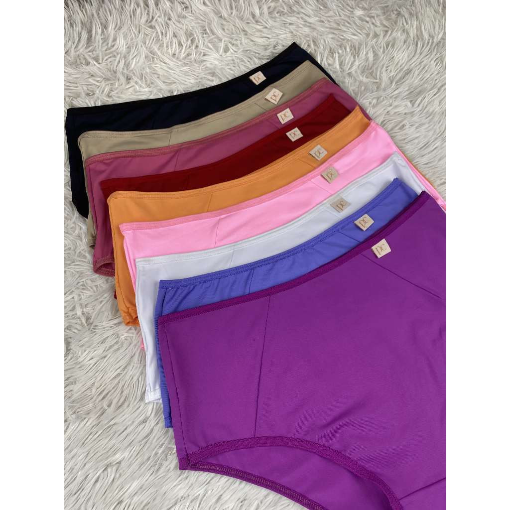 Kit Calcinha Cintura Alta Plus Size Hot Pants Calçola Senhora Básica