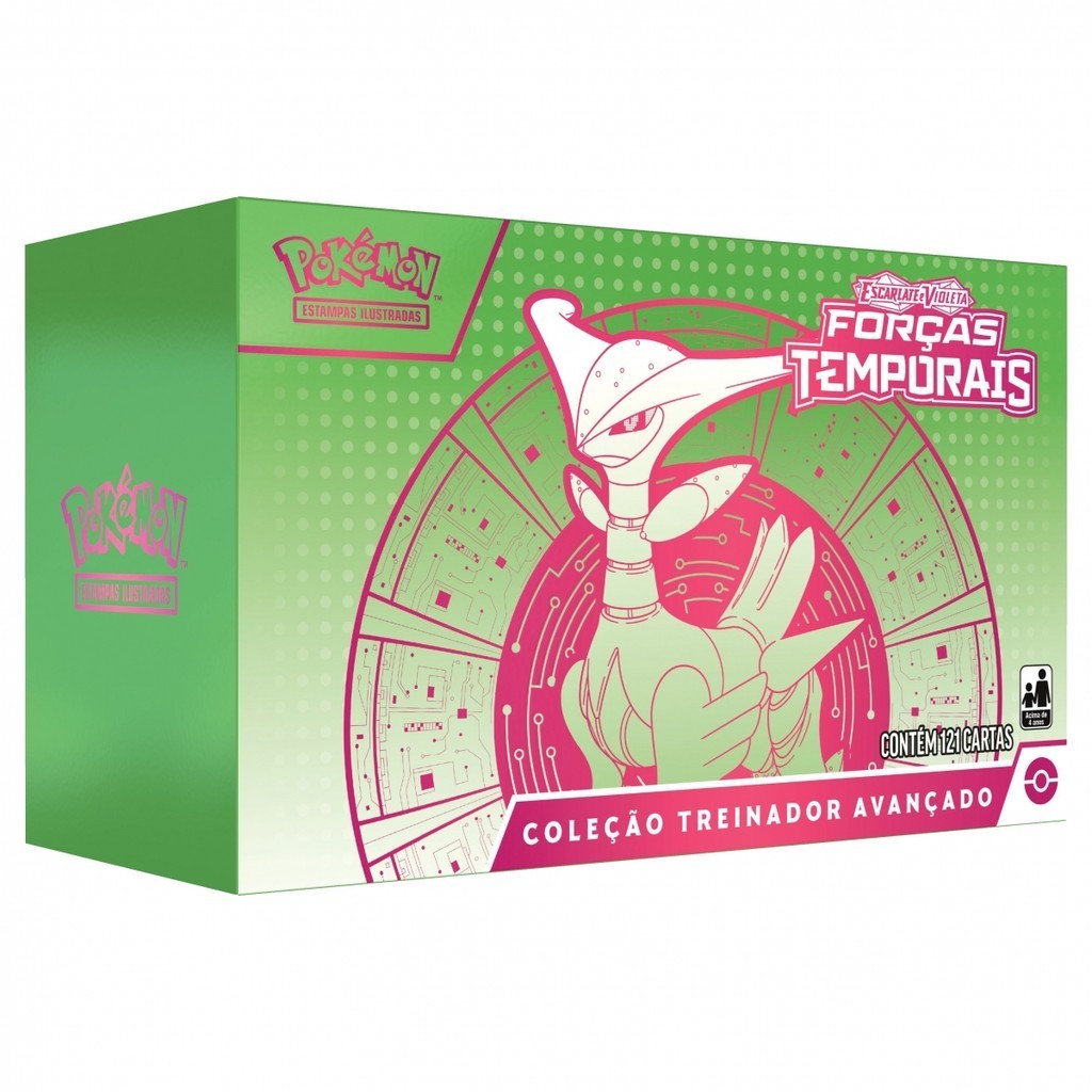 Pokemon Ev Forcas Temporais Treinador Avancado Folhas Ferreas Shopee