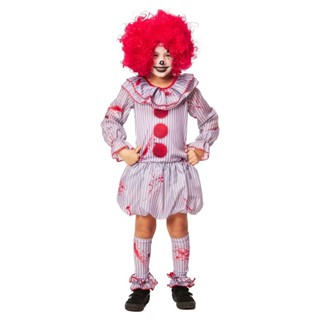 Fantasia Infantil Pennywise Palhaço It A Coisa Cosplay Noite do Terror