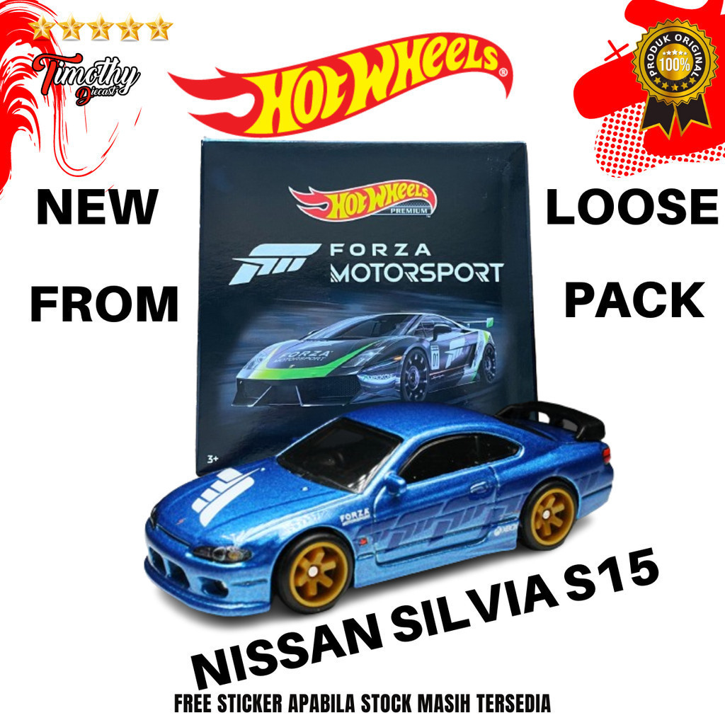 Hot Wheels Premium Novo Pacote Nissan Sivia S Solto Forza Motorsport