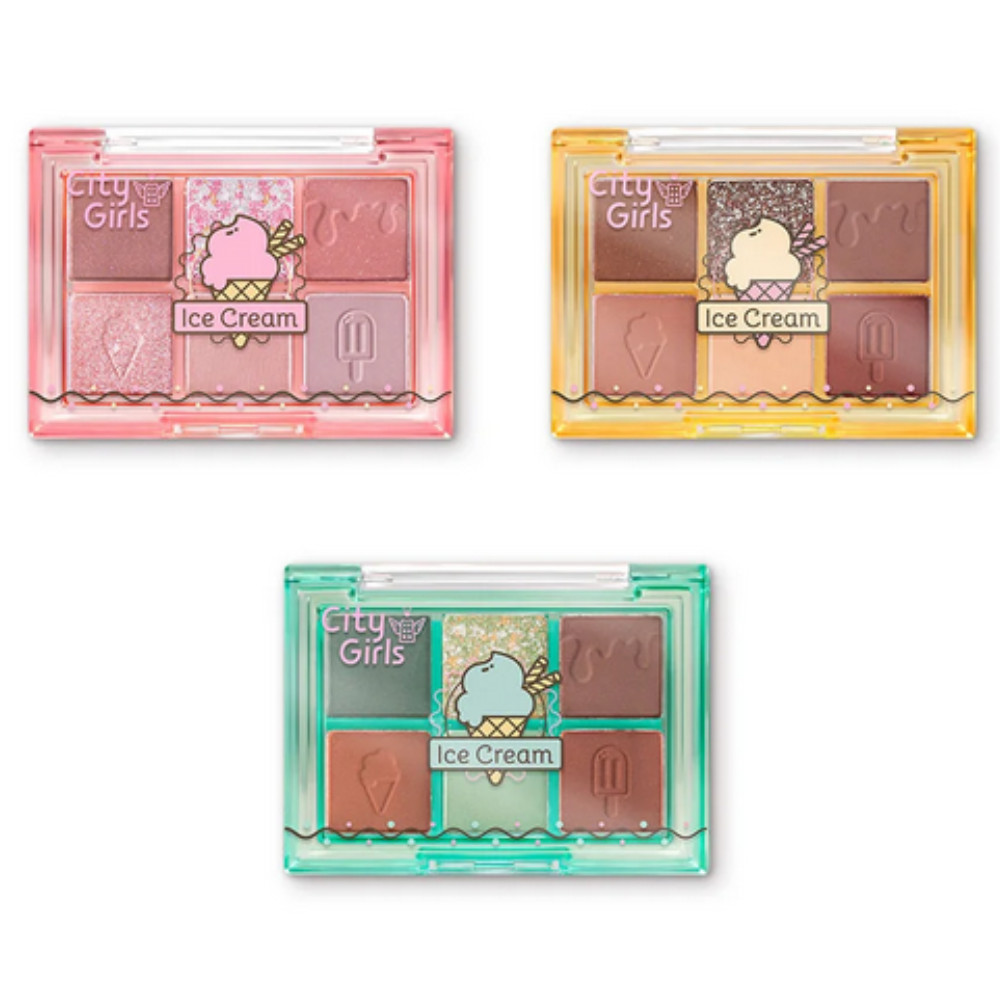 Paleta De Sombras City Girls Ice Cream Shopee Brasil