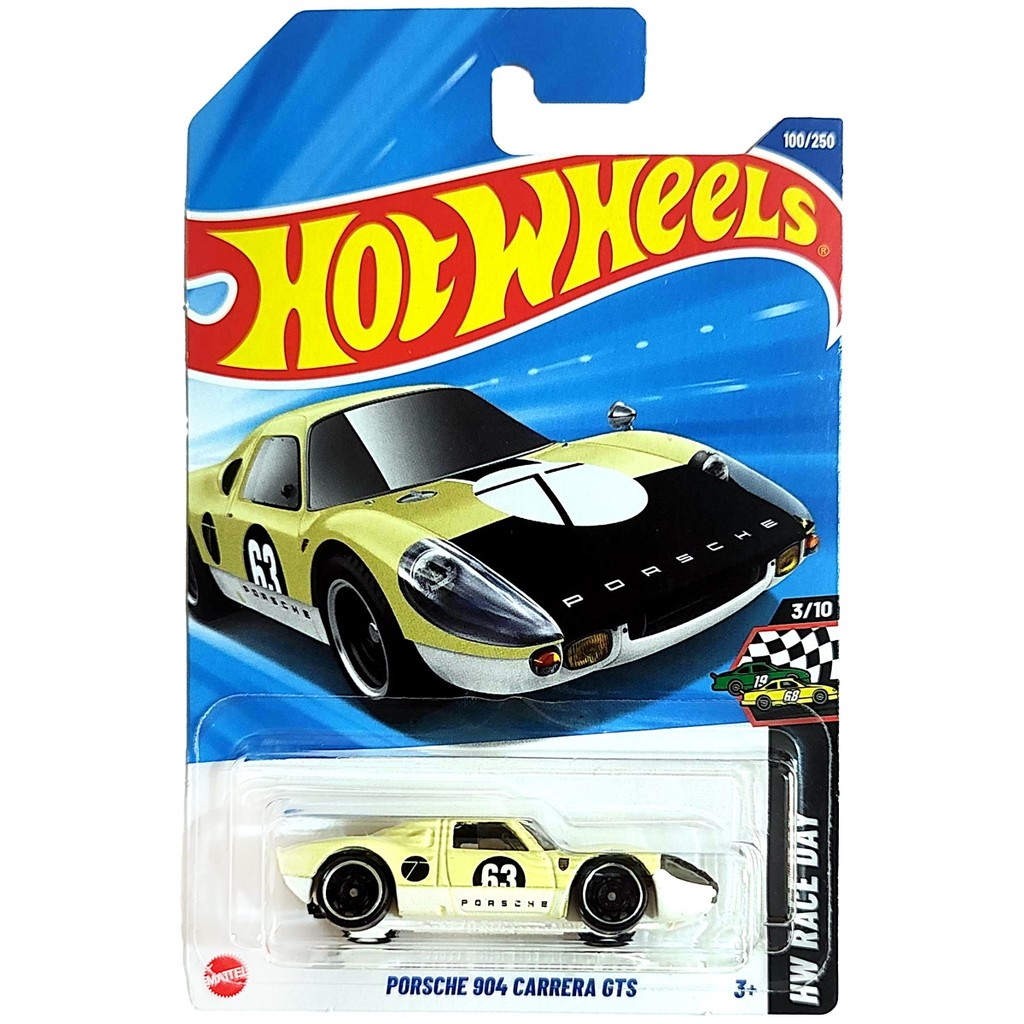 Hot Wheels Básico Mattel HW Race Day Porsche 904 Carrera GTS Lote D