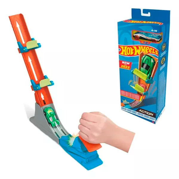 Hot Wheels Action Pista Set De Acrobacia Lançamento Vertical Shopee