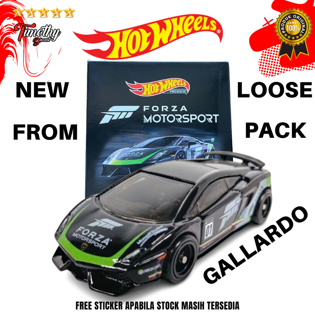 Hot Wheels Rodas Quentes Premium Novo Lamborghini Gallardo Forza