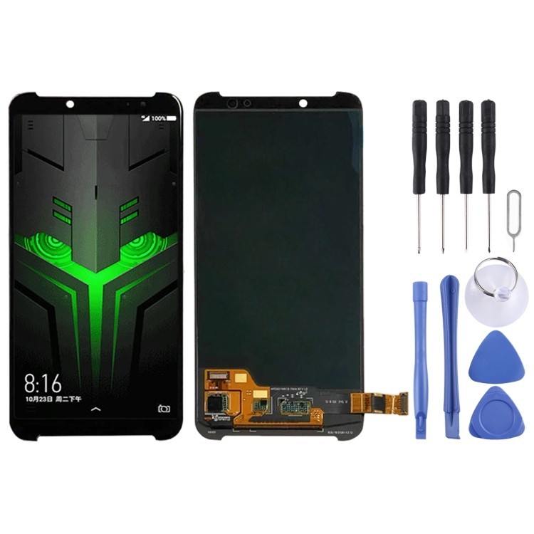 Tela LCD Original AMOLED Para Xiaomi Black Shark Helo Montagem