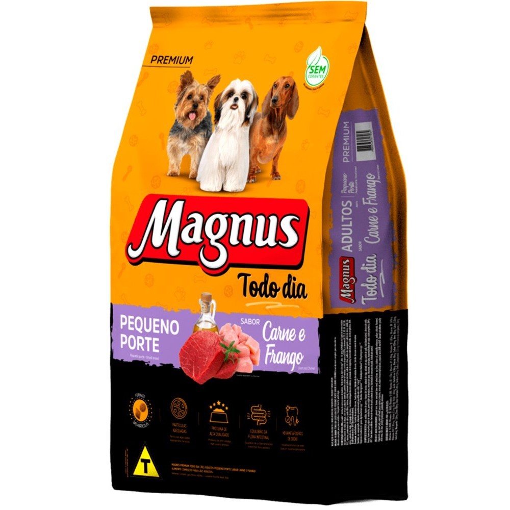 Ra O Para Cachorro Magnus Todo Dia C Es Pequeno Porte Kg Carne E