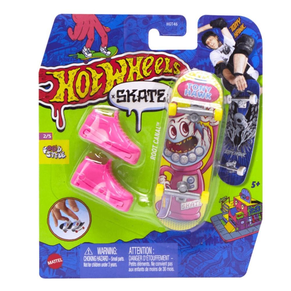 Hot Wheels Skate De Dedo Tony Hawk Root Canal Mattel Shopee Brasil