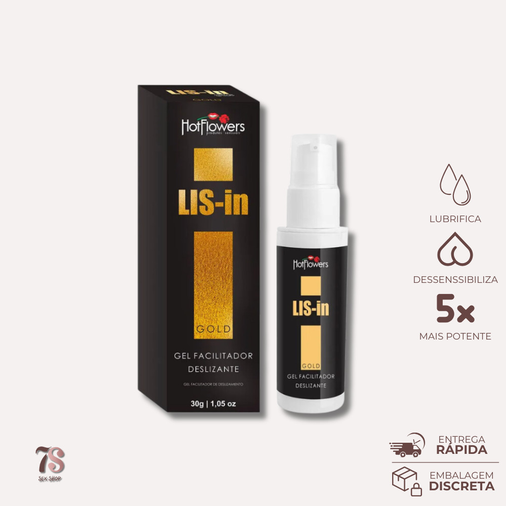 Lis In Gold Gel Lubrificante Facilitador Anal HotFlowers G Shopee