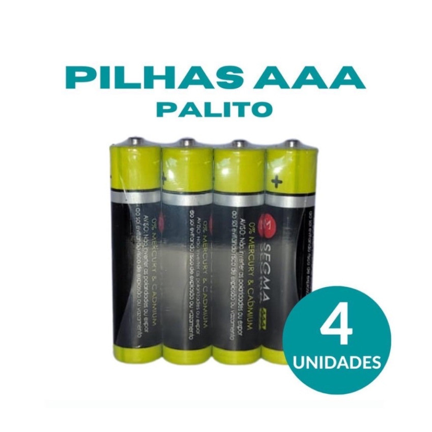 Pilhas Pilha Recarreg Vel Aaa No Blister Ideal Para Varios