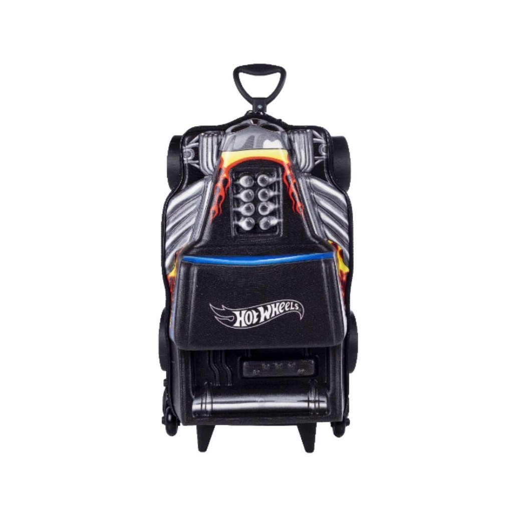 Mochila Hot Wheels D De Rodinhas Infantil Escolar Meninos Shopee Brasil