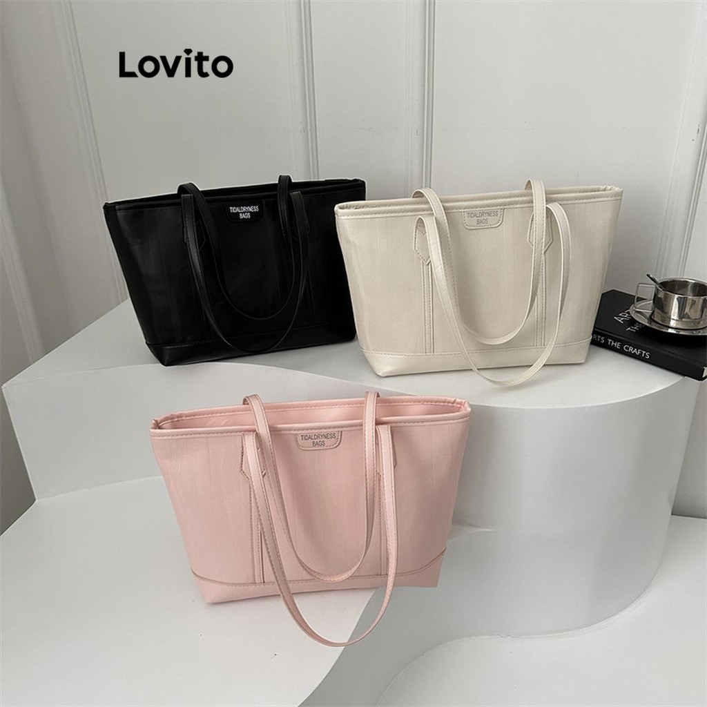 Lovito Bolsa De Ombro Casual Z Per De Alta Capacidade Para Mulheres