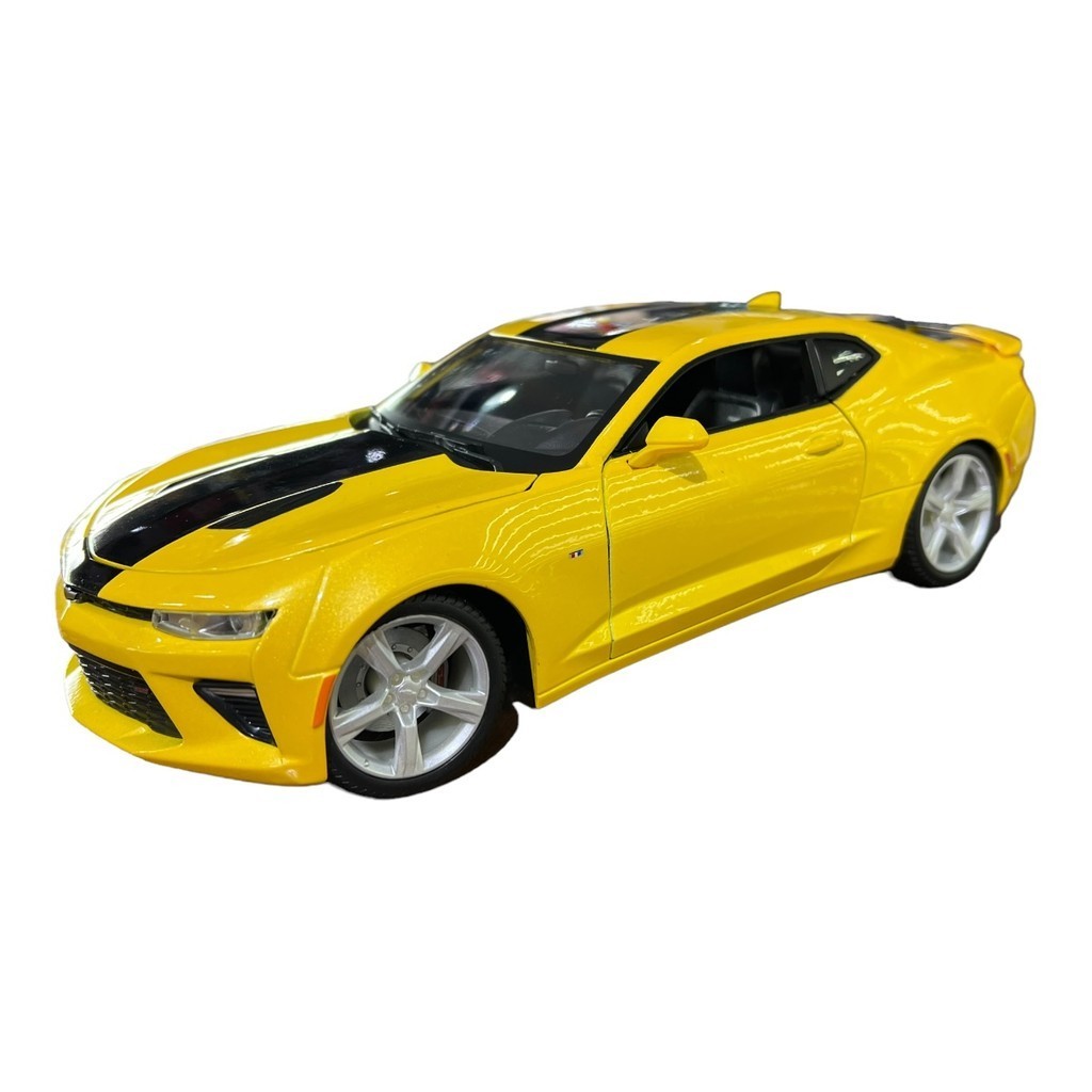 Miniatura Chevrolet Camaro Ss Amarelo Maisto Shopee Brasil