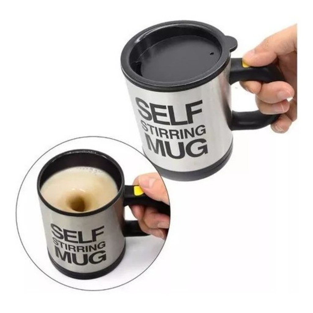 Caneca Mixer Automatica Self Stirring Mug Cafe Nescau Leite Shopee Brasil