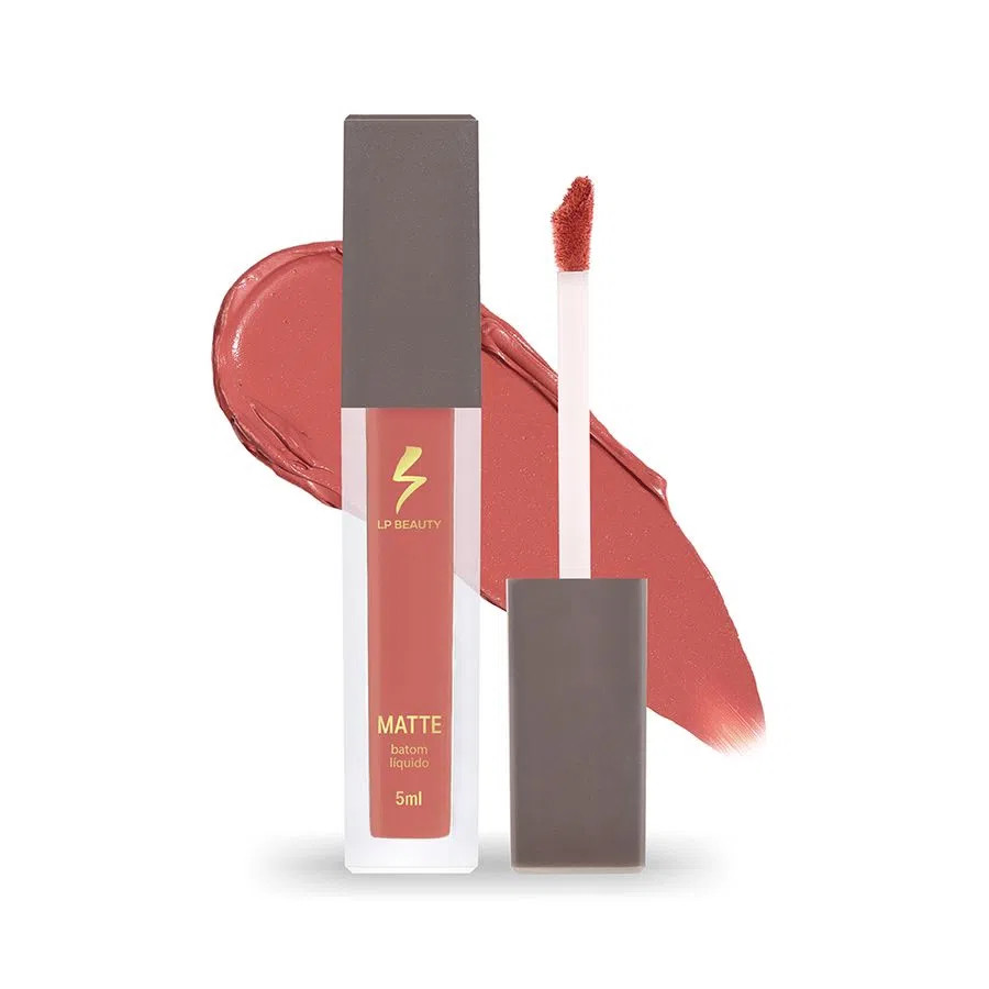 Batom L Quido Matte Nude Lp Beauty Shopee Brasil