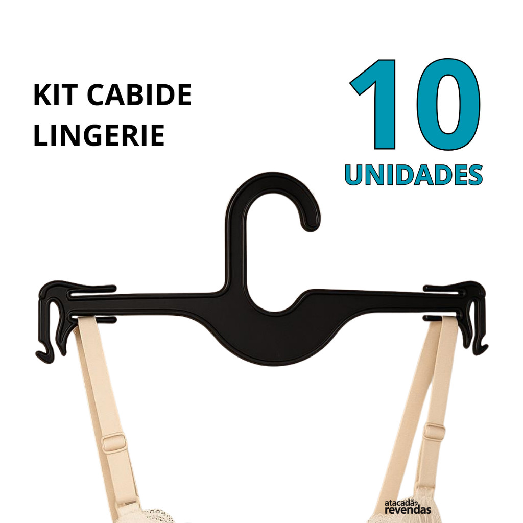 Kit Cabides Lingerie AURA Conjunto Calcinha e Sutiã Mostruário G