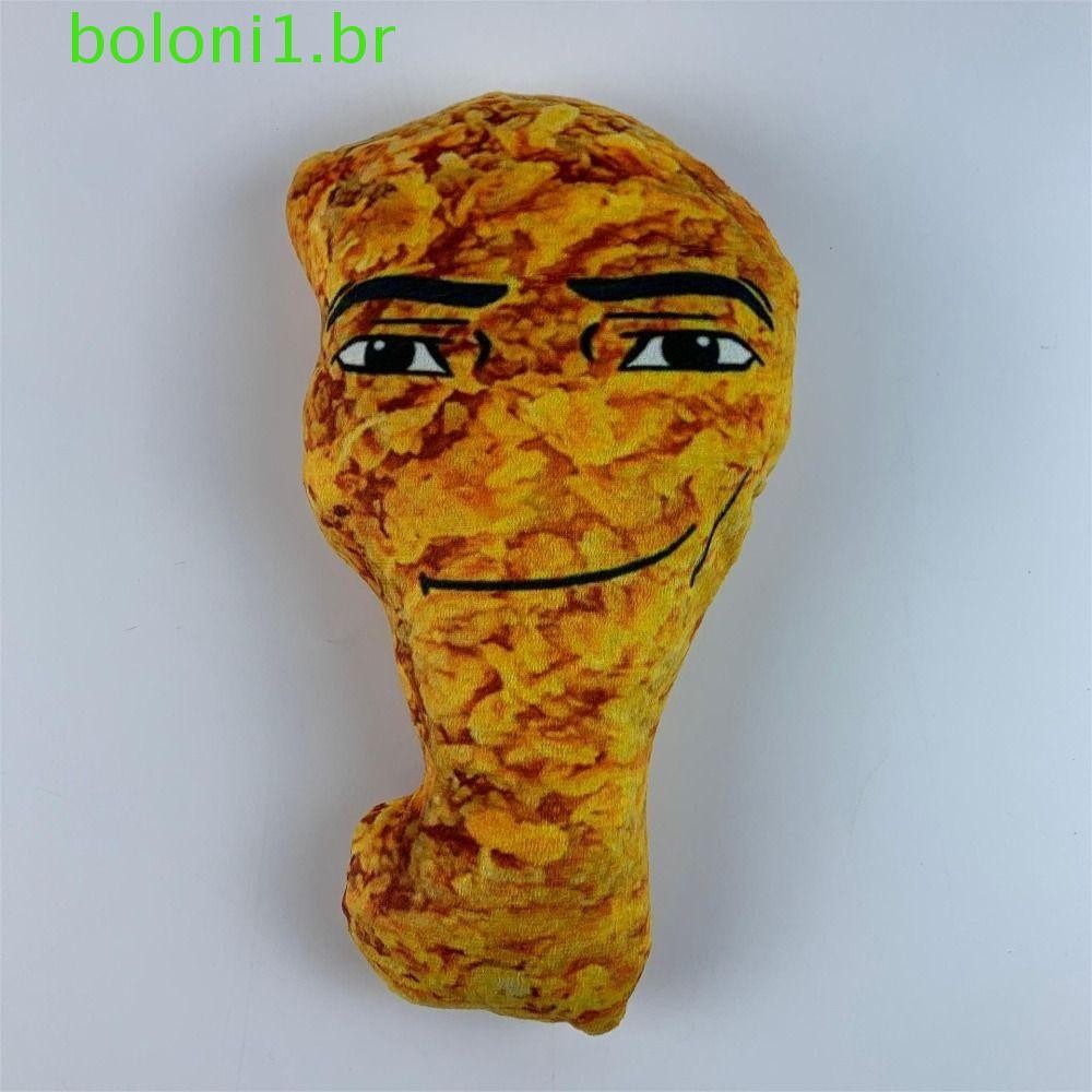 Boloni Chaveiro De Nuggets De Frango Brinquedo De Pel Cia Amarelo