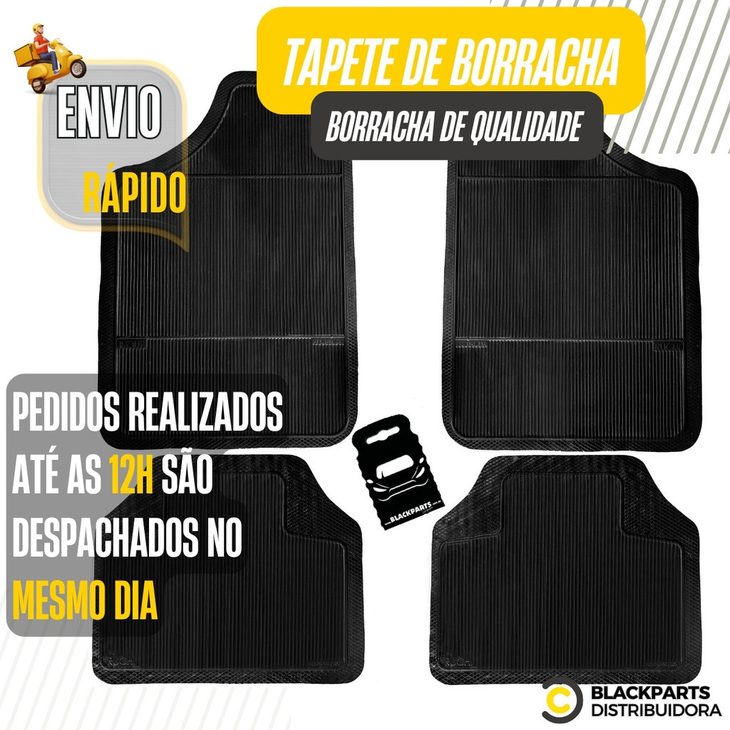 Tapete Carro Renault Clio Sandero Logan Captur Duster Kwid Borracha