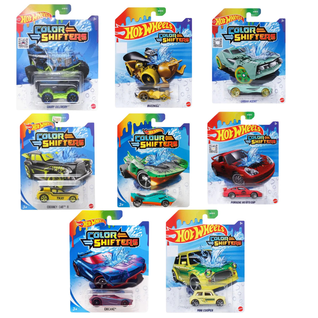 Carrinho Hot Wheels Muda De Cor Color Shifters Mattel Shopee