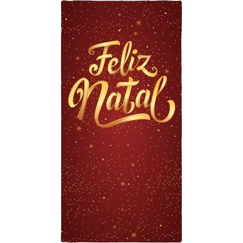 Painel Vertical Feliz Natal 1 00x2 10 Em Tecido Elanca Shopee Brasil