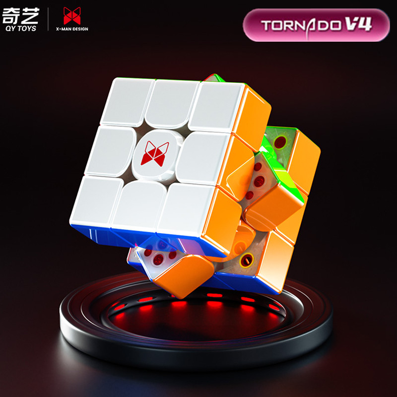 QiYi XMAN Tornado V4 Speedcube Magnético 3x3x3 Maglev Cubo Mágico