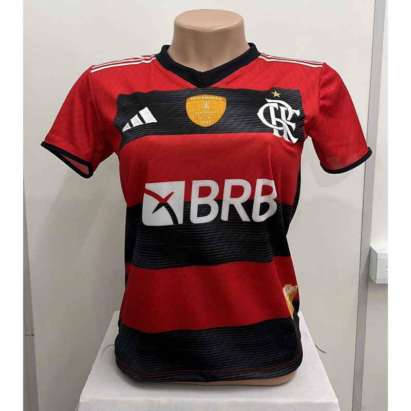 Camiseta Feminina Flamengo Futebol Baby Look Shopee Brasil