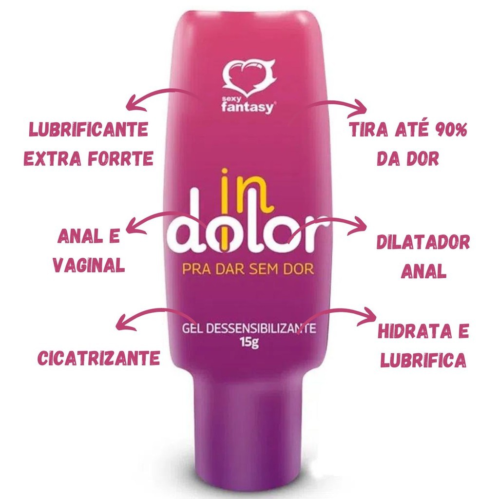 GEL INDOLOR DESSENSIBILIZANTE ANAL G SEXY FANTASY Shopee Brasil