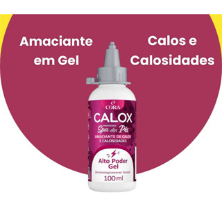 Calox Amaciante em Gel de Calos Calosidades Spa dos Pés Cora Shopee