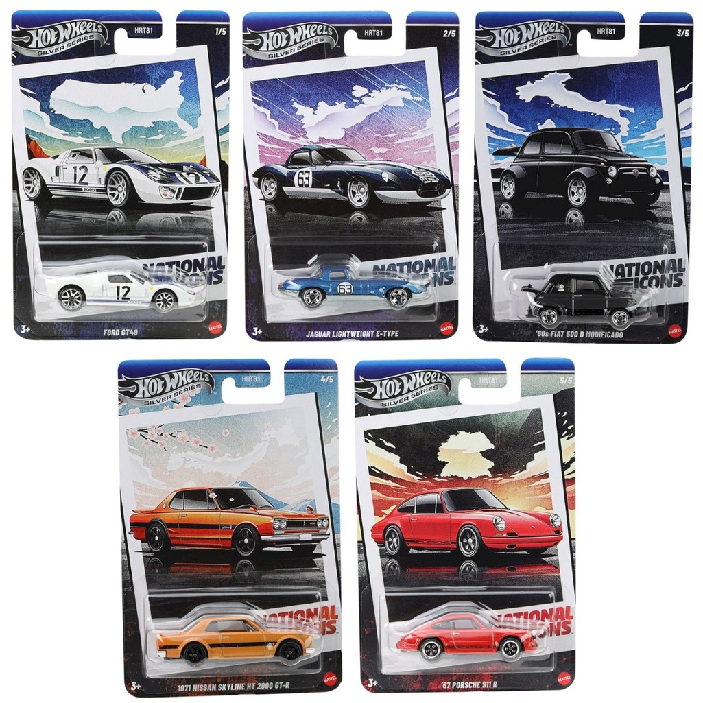Cole O Completa Miniaturas National Icons Hot Wheels