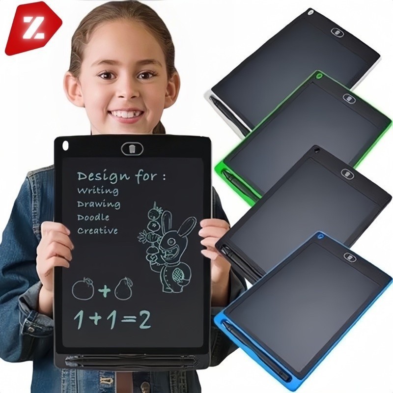 Lousa Mágica Tela Lcd Tablet Infantil De Escrever E Desenhar 8 5 10 12