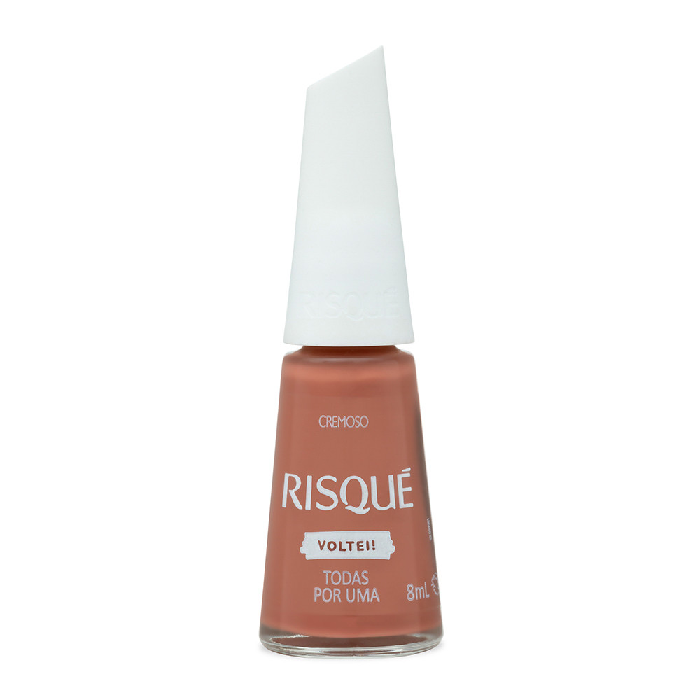 Esmalte Nude Risqu Todas Por Uma Cremoso Ml Shopee Brasil