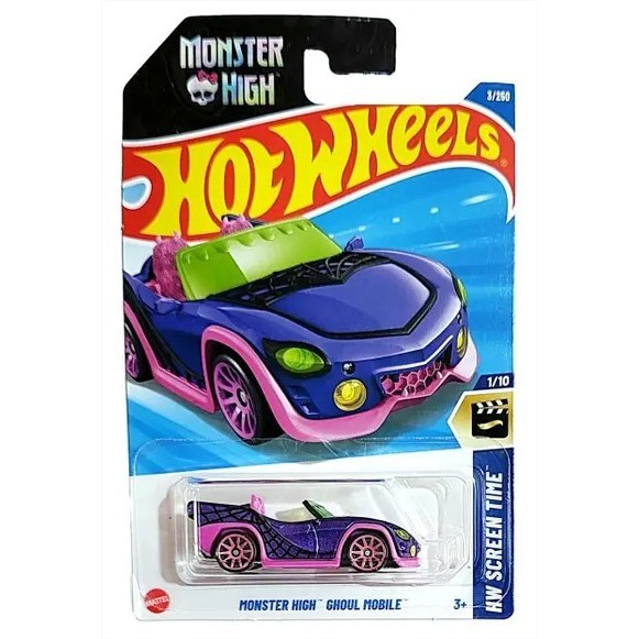 Hot Wheels HW Screen Time Monster High Ghoul Mobile Lote A 2025 Shopee Brasil