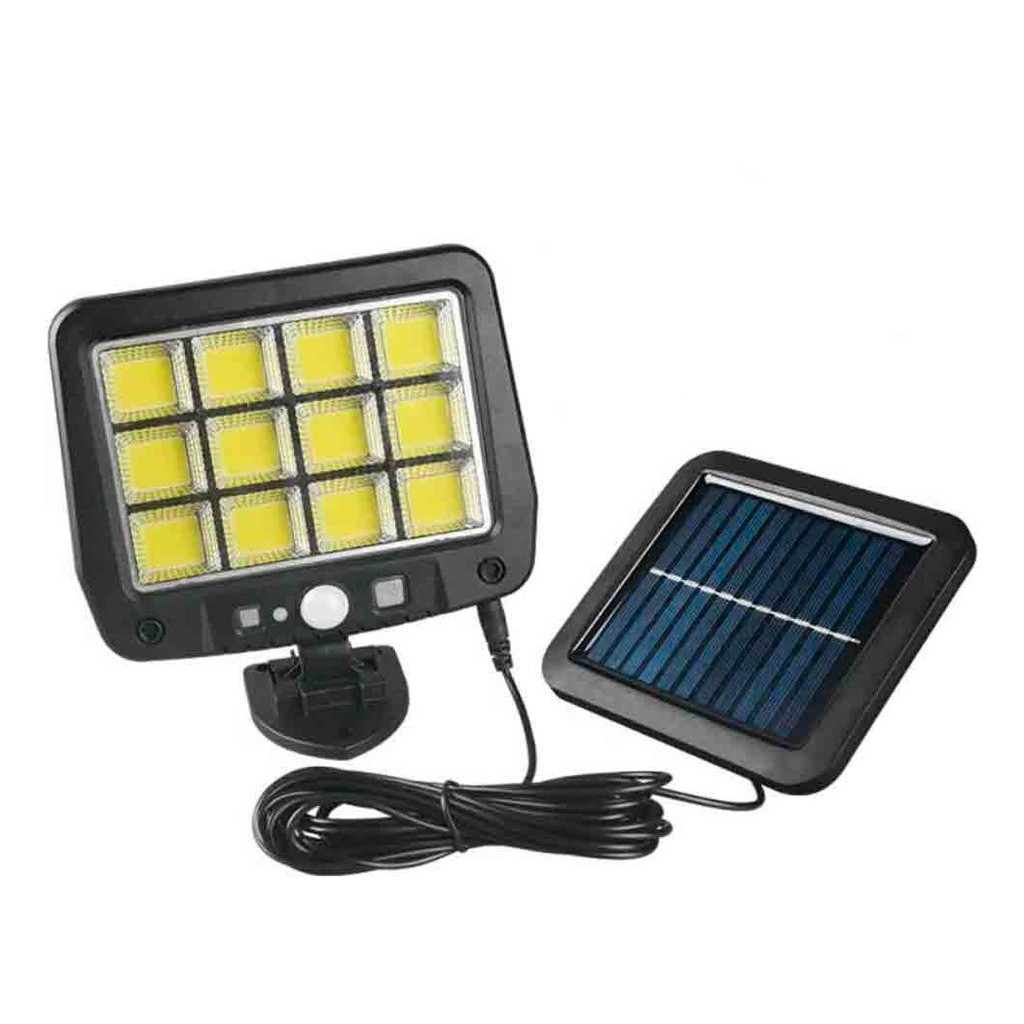 Lâmpada Solar LED Impermeável Iluminação Automática para Jardins e