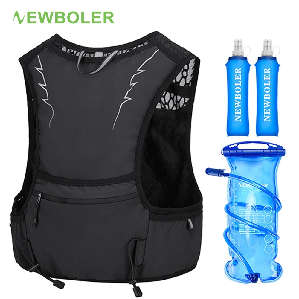 Mochila Leve Para Ciclismo Newboler 5L Respirável Bolsa De Hidratação